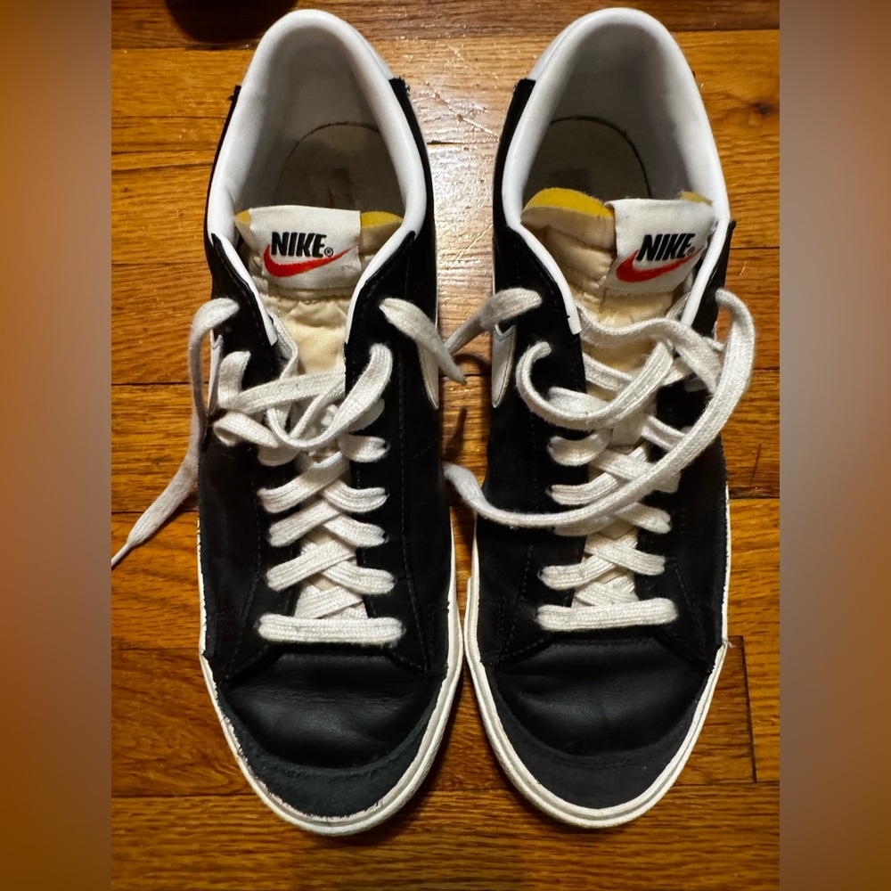 Nike Black and White High-Top Sneakers